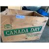 Image 3 : Vintage Canada Dry Crate, Vintage Coleman Lantern, Small Wooden Bookshelf, & Wooden Cabinet
