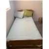 Image 1 : Twin Bed w/ Mattress, Headboard, and Footboard