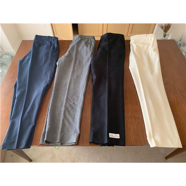 4 x Men's Formal Pants - Sizes Unknown