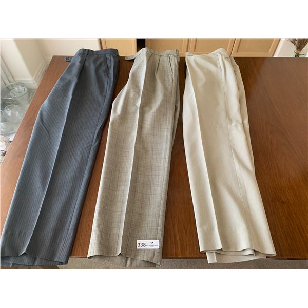 3 x Men's Formal Pants