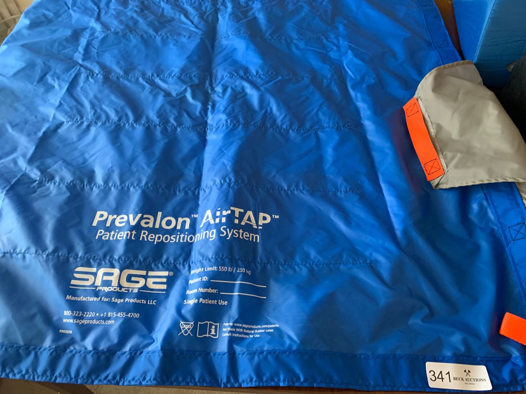 Airtap Injection Prevalon AirTAP Patient Repositioning System and Nighthawk Hip Cushion