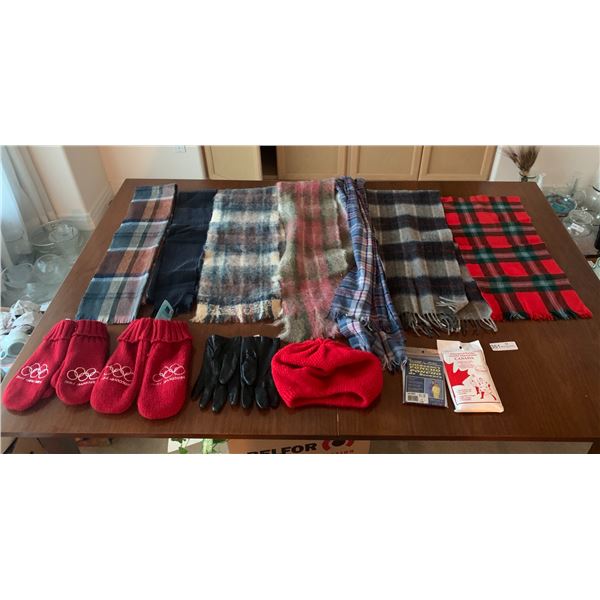 Assortment of Winter Scarfs, Gloves, Hats, and More!