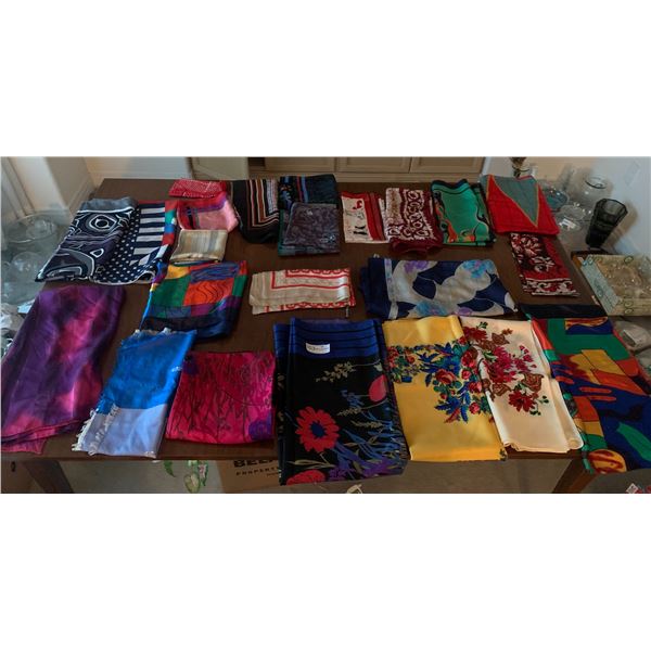 Assortment of Women's Square Head Scarfs