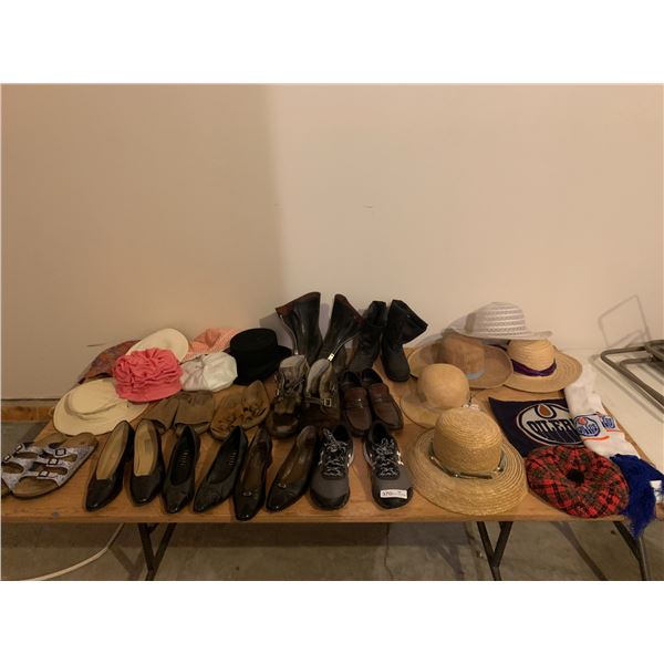 Assorted Shoes, Hats, Scarfs, and More!