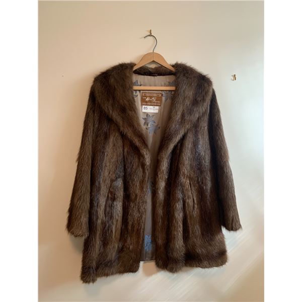 Vintage Hurtig Ltd. Furriers Genuine Fur Women's Coat