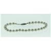 A Lot - Cultured Pearl Bracelet with 14KT White Gold Clasp GD187