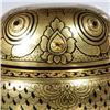 Image 6 : Burmese Black Gilded Laquerware Owl Canister (CLB-048)