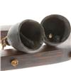 Image 3 : Bronze Temple Bells In Teak Stand (CLB-057)