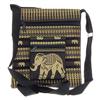Image 1 : Thai Silk Hand Crafted Elephant Shoulder Bag (ACT-219)