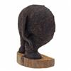 Image 2 : Handcarved Teak Elephant Derrier Tush (CLB-387)