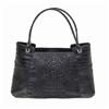 Image 2 : Ladies Black Crocodile Handbag (ACT-092)
