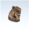 Image 1 : Hand Carved Tiger Amulet On Boar Tooth (ANT-041)