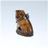 Image 4 : Hand Carved Tiger Amulet On Boar Tooth (ANT-041)