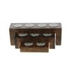 Image 3 : Sugar Palm 3 Piece Candle Set (DEC-139)