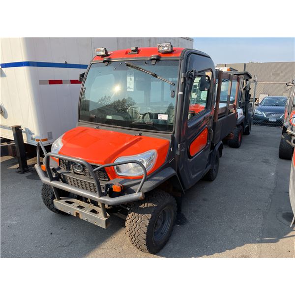 2014 KUBOTA RTV X1100C, 2 DR RTV, DIESEL, ORANGE, VIN 18230