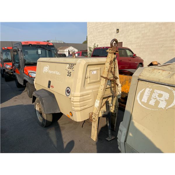 2007 INGERSOLL RAND P185WIR S/N 383878UCR820 DIESEL AIR COMPRESSOR TRAILER