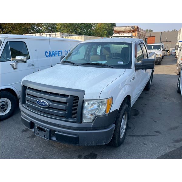 2010 FORD F150, 2 DR PU, WHITE, VIN# 1FTEX1C84AFD14564