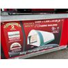 Image 2 : GOLDEN MOUNT PE FABRIC BUILDING H12' X L30' X W20' UV PROTECTION, LEAK RESISTANT, FIRE RETARDANT AND