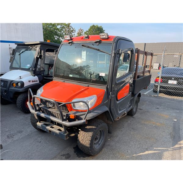 2014 KUBOTA RTV, X1100C, 2 DR RTV, DIESEL, ORANGE VIN 18683