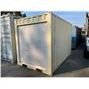 Image 2 : BEIGE 12' SELF-STORAGE STORAGE CONTAINER WITH ROLL UP DOOR L12' X W87" X H99" APPROX WEIGHT 1100 KGS