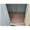 Image 3 : BEIGE PORTABLE OFFICE CONTAINER W78" X L98" X H89" WITH WINDOW AND LOCKING MAN DOOR