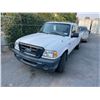 Image 1 : 2009 FORD RANGER, 2 DR PU, WHITE, VIN# 1FTZR45E49PA48341