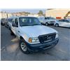 Image 4 : 2009 FORD RANGER, 2 DR PU, WHITE, VIN# 1FTZR45E49PA48341