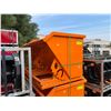 Image 1 : GREATBEAR ORANGE METAL INDUSTRIAL FORKLIFT DUMP BIN W43" X D40" X H40"