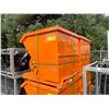 Image 2 : GREATBEAR ORANGE METAL INDUSTRIAL FORKLIFT DUMP BIN W43" X D40" X H40"