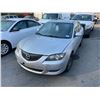 Image 1 : 2004 MAZDA 3, 4DR COUPE, GREY, VIN JM1BK12F141117046