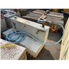 Image 1 : STEEL TIDY TANK 55"W X 29"D X 25"H L-SHAPED FUEL / TOOL STORAGE BOX WITH GPI FUEL PUMP, HOSE &