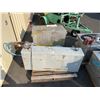 Image 2 : STEEL TIDY TANK 55"W X 29"D X 25"H L-SHAPED FUEL / TOOL STORAGE BOX WITH GPI FUEL PUMP, HOSE &