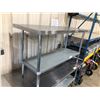 Image 2 : EFI 60"W X 24"D X 35"H COMMERCIAL STAINLESS STEEL PREPARATION TABLE