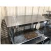 Image 2 : EFI 48"W X 24"D X 28"H COMMERCIAL STAINLESS STEEL PREPARATION TABLE