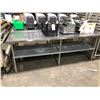 Image 2 : EFI 96"W X 30"D X 35"H COMMERCIAL STAINLESS STEEL PREPARATION TABLE