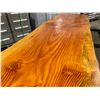 Image 2 : SOLID WOOD LIVE EDGE 114"L X 34"D X 32"H BLACK METAL BASE TABLE