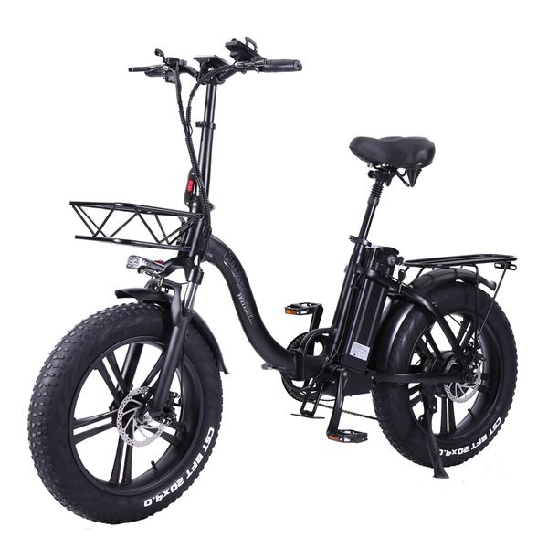 Y20 GREY ELECTRIC BIKE, FOLDABLE E-BIKE. 500W / 1000W MOTOR, 32 KM MAX SPEED, 48 VOLT BATTERY,