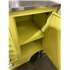 Image 3 : YELLOW STEELMAN 7 DRAWER 2 DOOR MOBILE WORKBENCH H38" X W57" X D20.5" WITH ALL TERRAIN WHEELS,