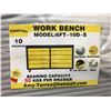 Image 2 : YELLOW STEELMAN 10 SWING DRAWER WORKBENCH H36" X W67" X D24" WITH ANTI-SLIP LINING