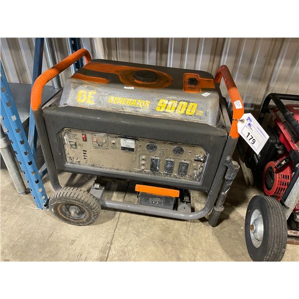 BE 9000 WATT GAS POWERED MOBILE INDUSTRIAL PORTABLE GENERATOR