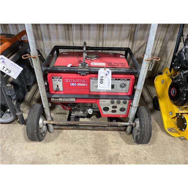 HONDA EB 3500X GAS POWERED MOBILE INDUSTRIAL PORTABLE GENERATOR