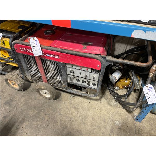 HONDA ES6500 GAS POWERED MOBILE INDUSTRIAL PORTABLE GENERATOR