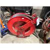 Image 1 : REELCRAFT RED INDUSTRIAL WALL MOUNTED HOSE REEL WITH HYDRAULIC HOSE