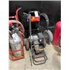 Image 1 : BE POWER WASHER WITH HONDA GE160 5.5 HP GAS POWERED MOBILE PRESSURE WASHER WITH HOSE & WAND