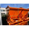 Image 1 : GREATBEAR ORANGE METAL INDUSTRIAL FORKLIFT DUMP BIN W43" X D40" X H40"