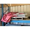 Image 1 : PALLET OF FOLDING RED / WHITE INDUSTRIAL POP-UP TENT CANOPIES