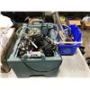 Image 1 : 2 BINS OF ASSORTED COMMERCIAL TAP AND SODA DISPENSERS WITH HOSES, MOTORS AND TAP