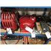 Image 1 : 2 HOSE REELS, 1 RETRACTA INDUSTRIAL HOSE REEL WITH AIR HOSE AND REELCRAFT INDUSTRIAL HOSE REEL WITH