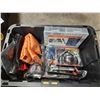Image 2 : BIN OF ASSORTED TOOL BAGS, HAND TOOLS, & HARDWARE IN SORTERS