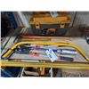 Image 2 : TOOLBOX, PICK AXES, HAND SAWS, CLAMP TRIMMER, & WESTORCH ROOFING TORCH